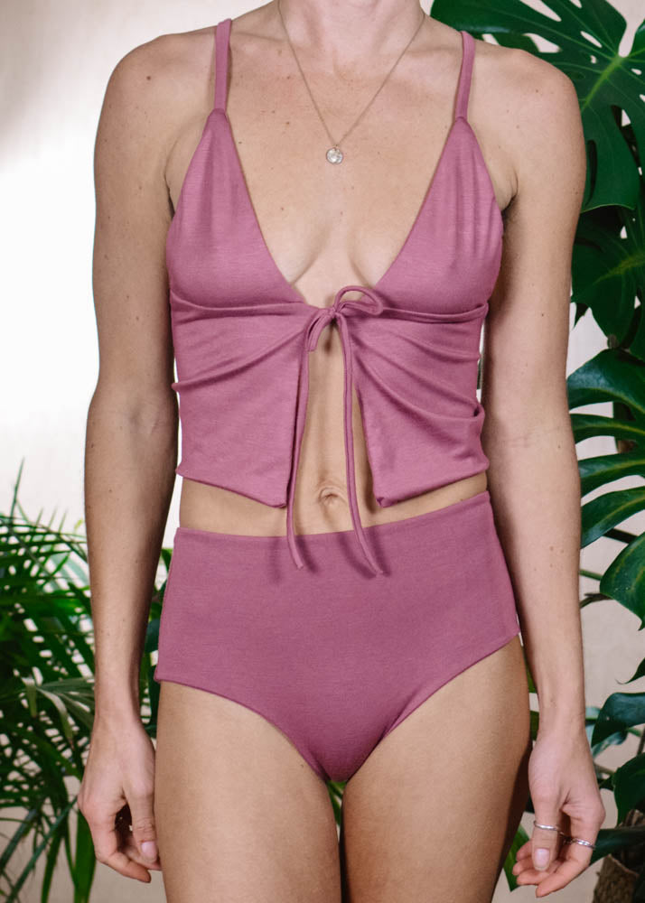 BABY CROP TOP - LILAC