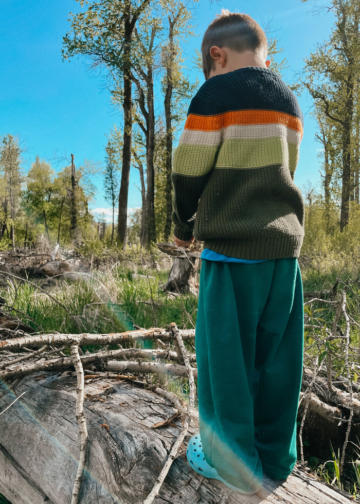 BARREL PANTS YOUTH - FLEECE