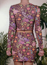 MINI SKIRT  -  WILD BLOOMS