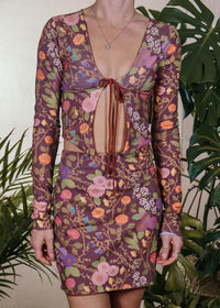 MINI SKIRT  -  WILD BLOOMS