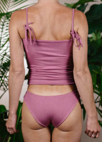 BRIDGET CROP TOP - LILAC