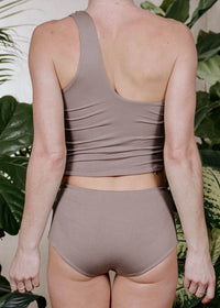 MOANA CROP TOP - MOCHA