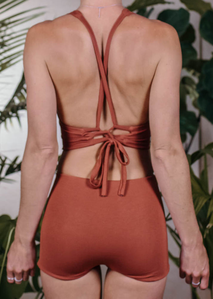 RAMONA CROP TOP - RUST