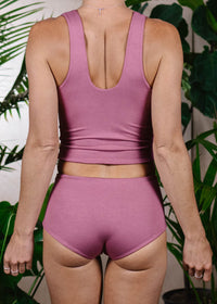 HIP HUGGER LOUNGEWEAR BOTTOM  -  LILAC