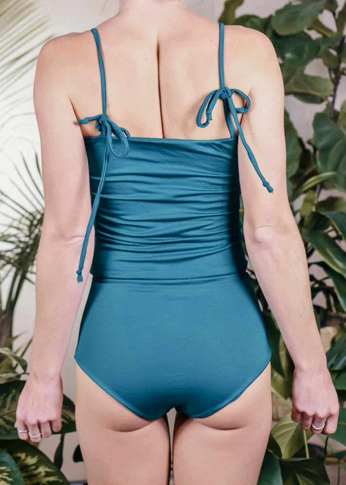 BRIDGET CROP TOP - WATER